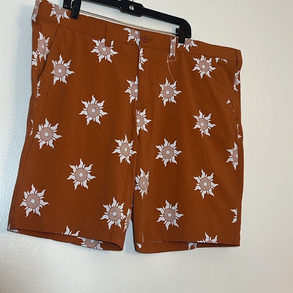 Eddie Bauer Men’s Terracotta Orange Sun Travex Chino Shorts 44 NWT